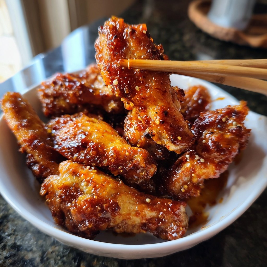 Bonchon Soy Garlic Chicken Wings