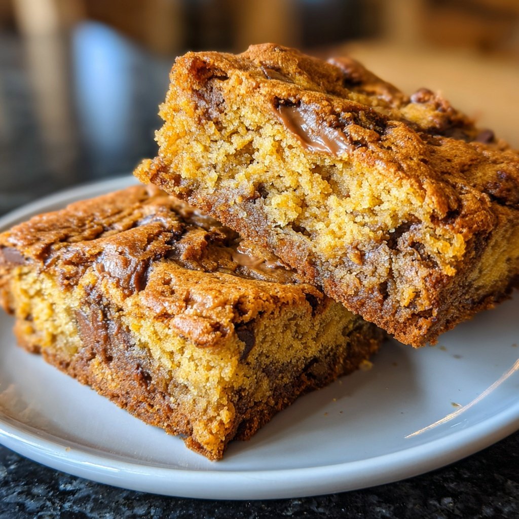 Peanut Butter Banana Bread Bars