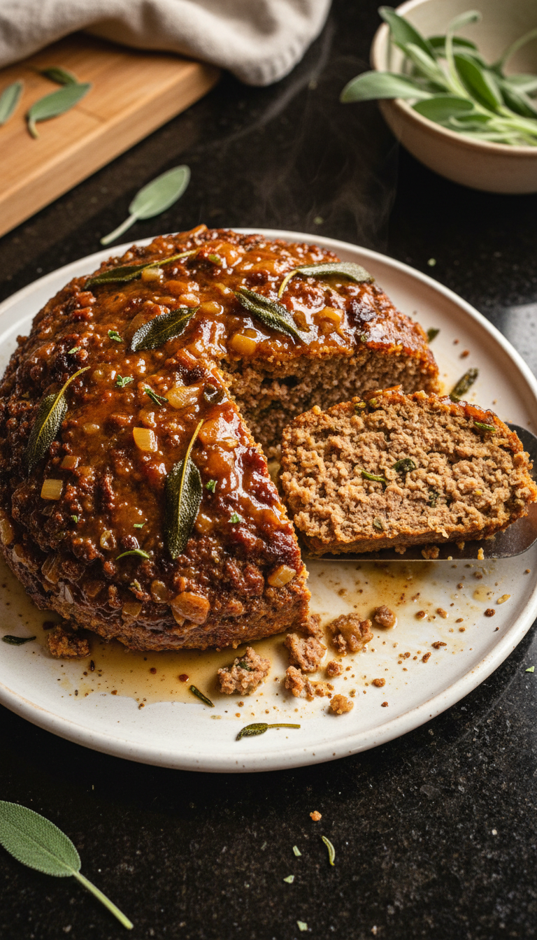 Maple Sage Meatloaf