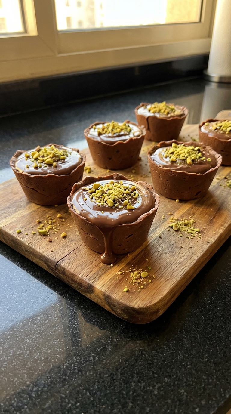 Indulgent Dubai Chocolate Cups