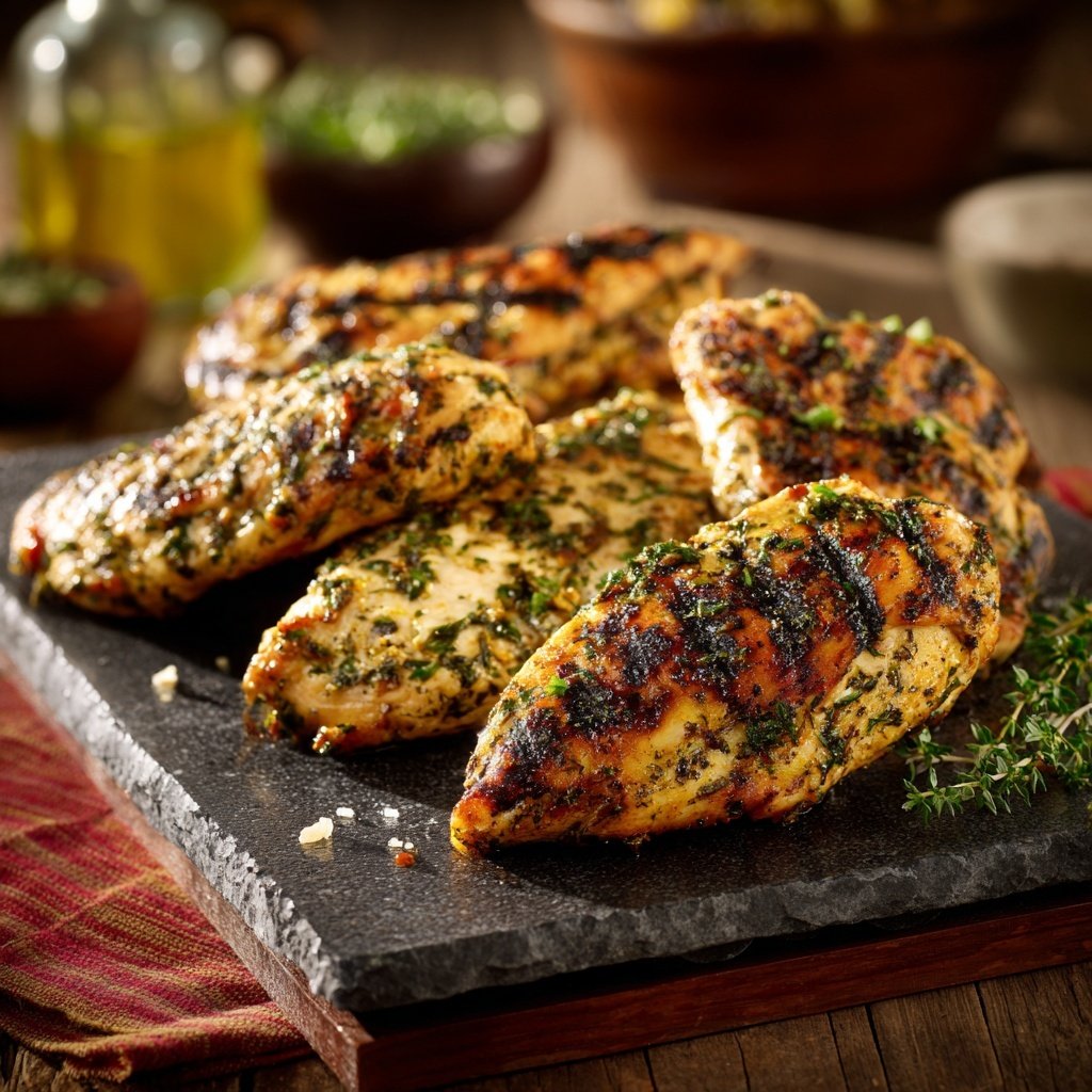 Herbed Grilled Chicken Medley