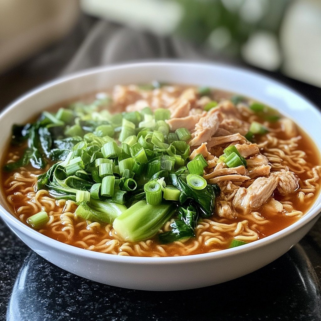 Easy Chicken Ramen Soup