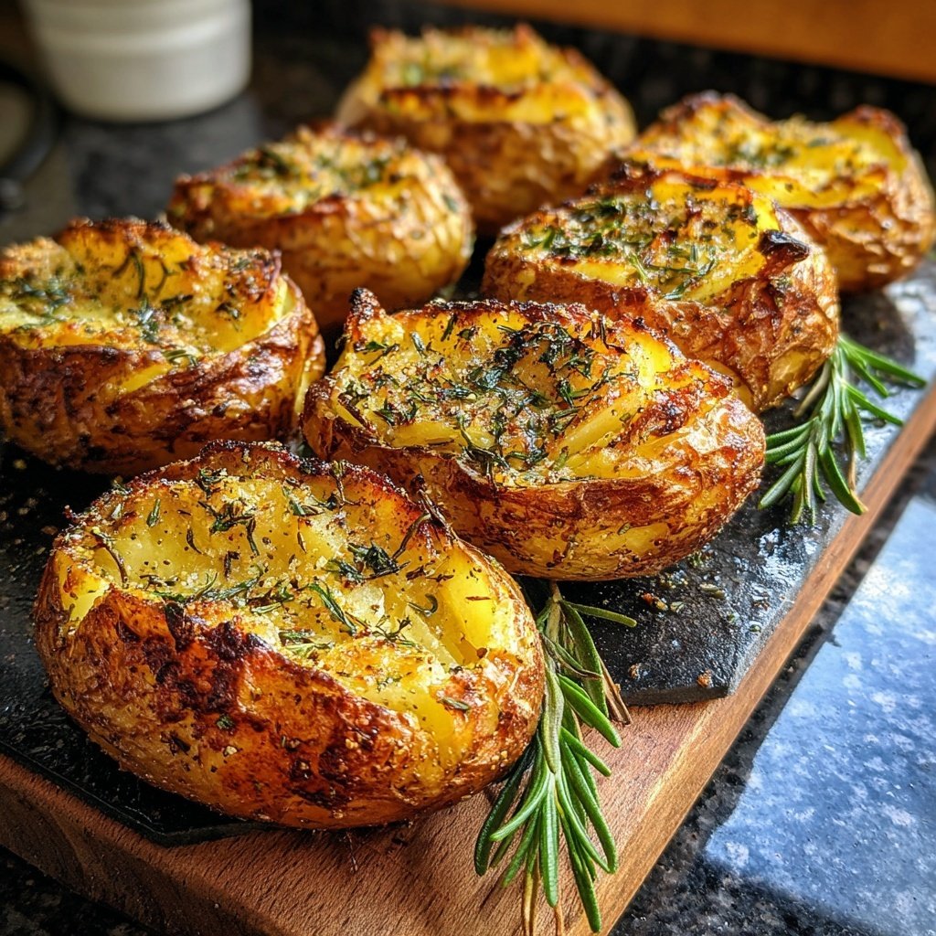 Herby Baked Airfryer Potatoes