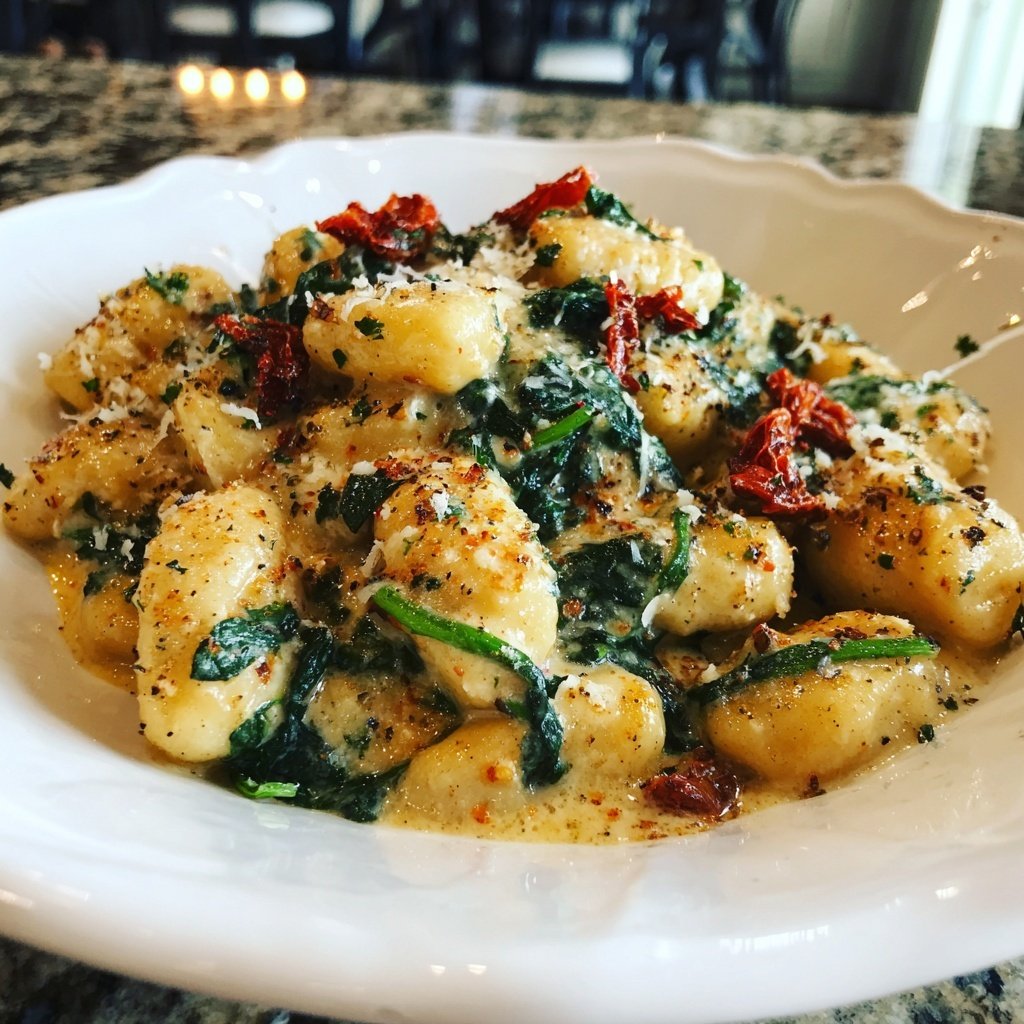 Creamy Tuscan Gnocchi