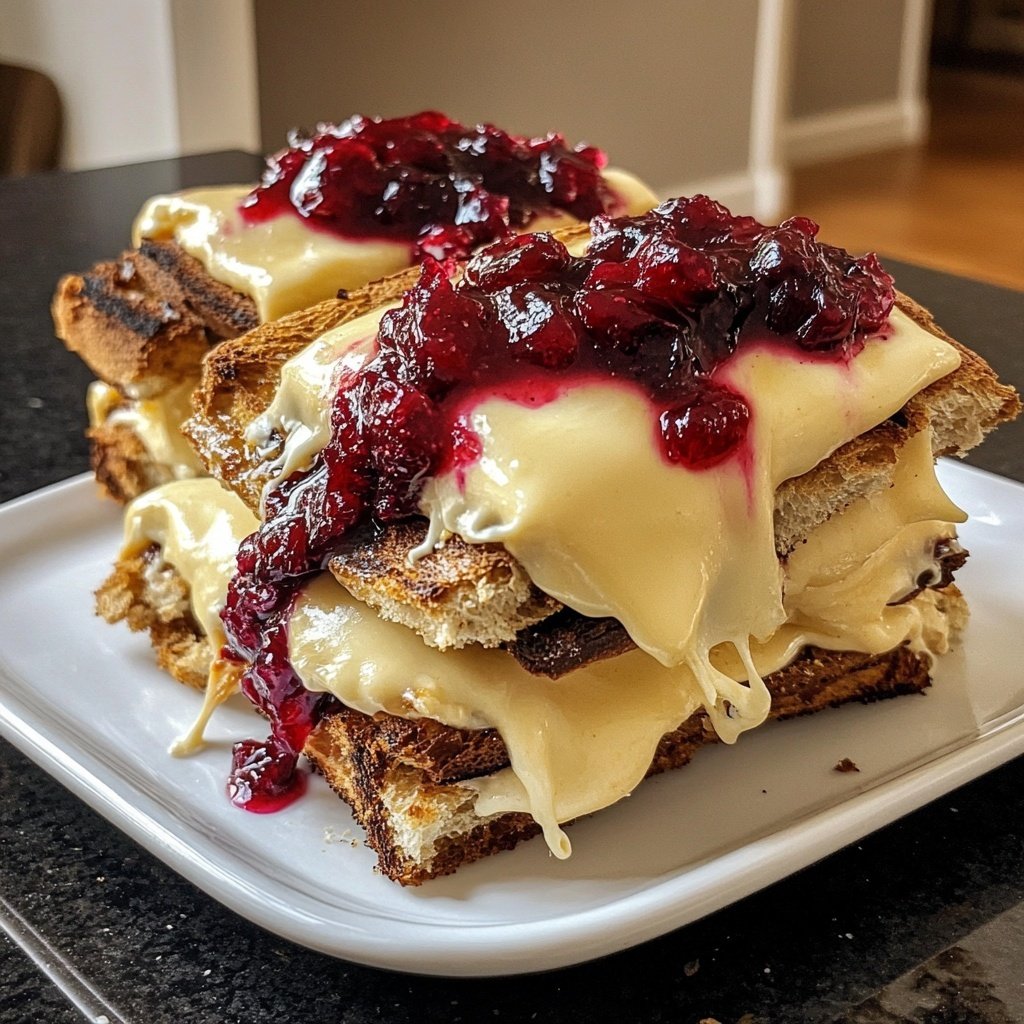Cranberry Brie S'mores