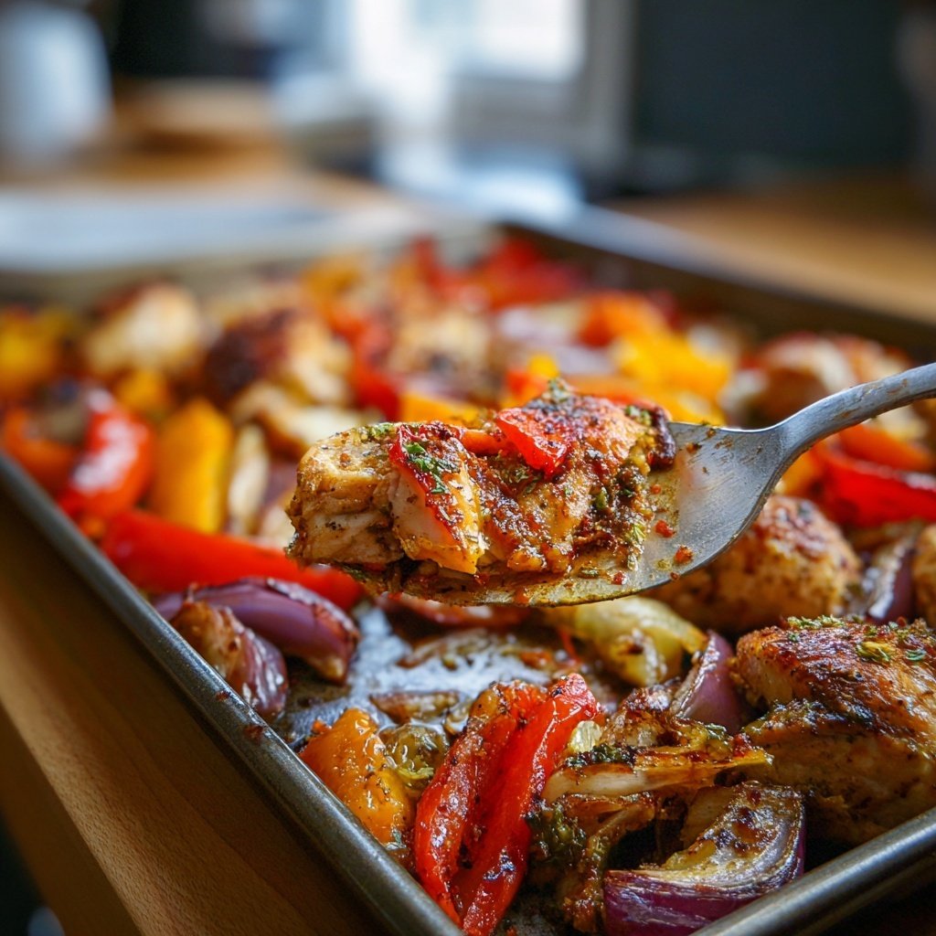 Sheet Pan Chicken Roasted Vegetables