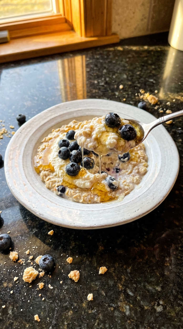 Ricotta Blueberry Overnight Oats