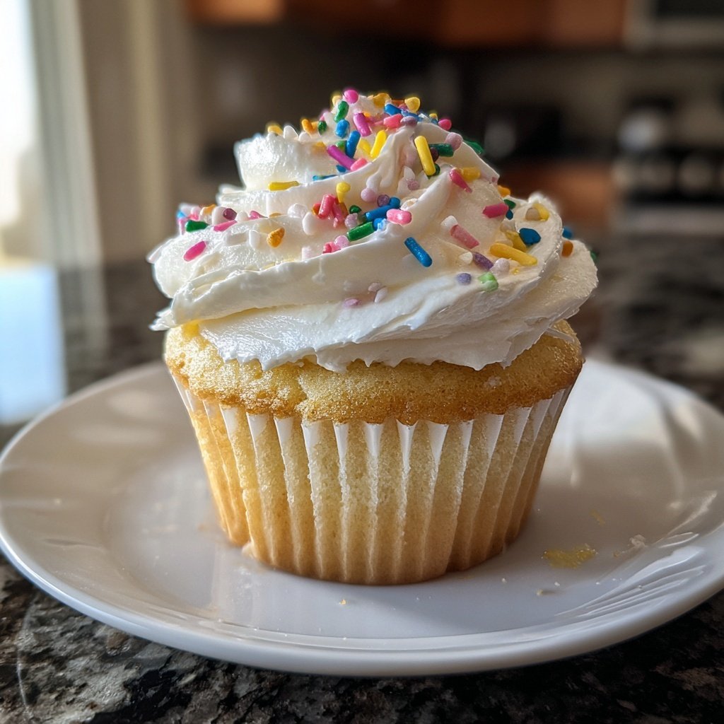 Vanilla Frosted Cupcake Bliss