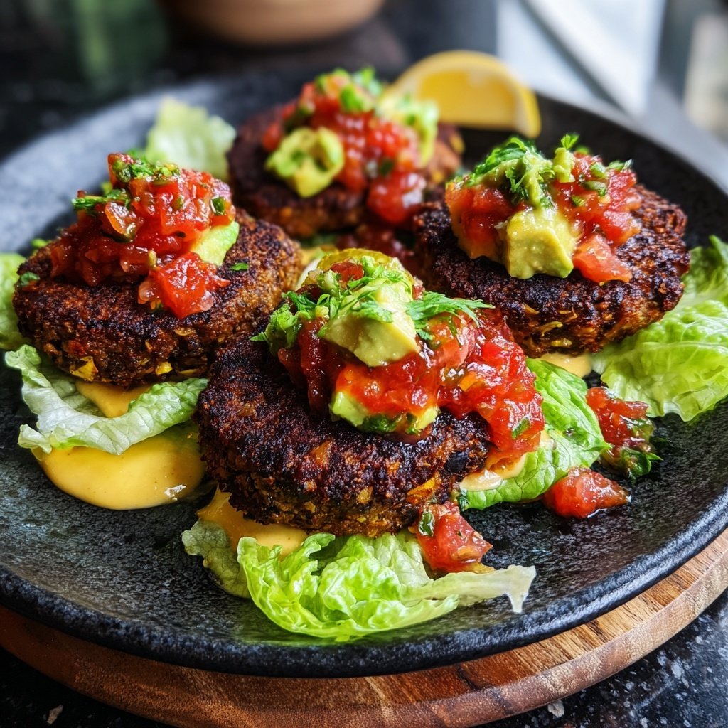 Quick Black Bean Burgers