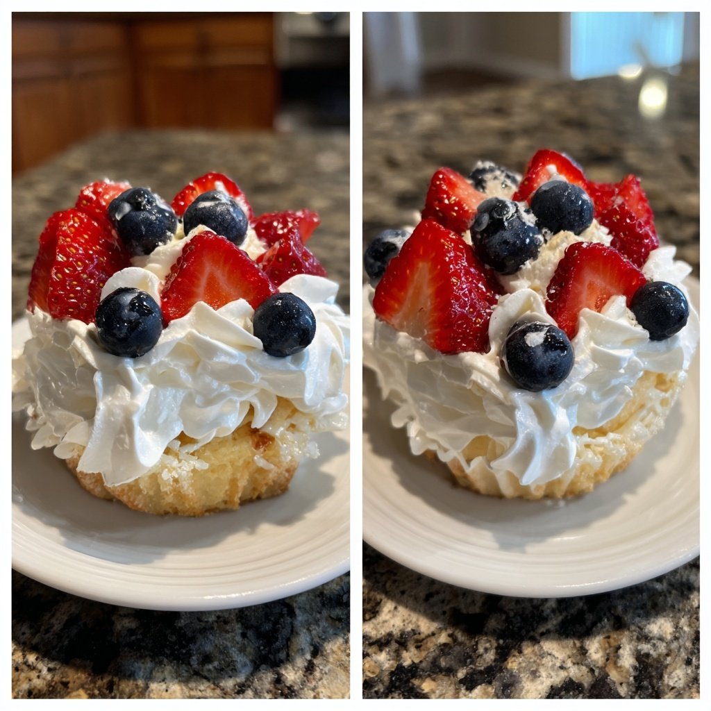 Berries and Cream Cupcake Topper
