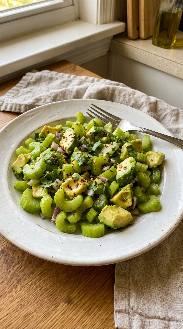 Celery and Avocado Salad