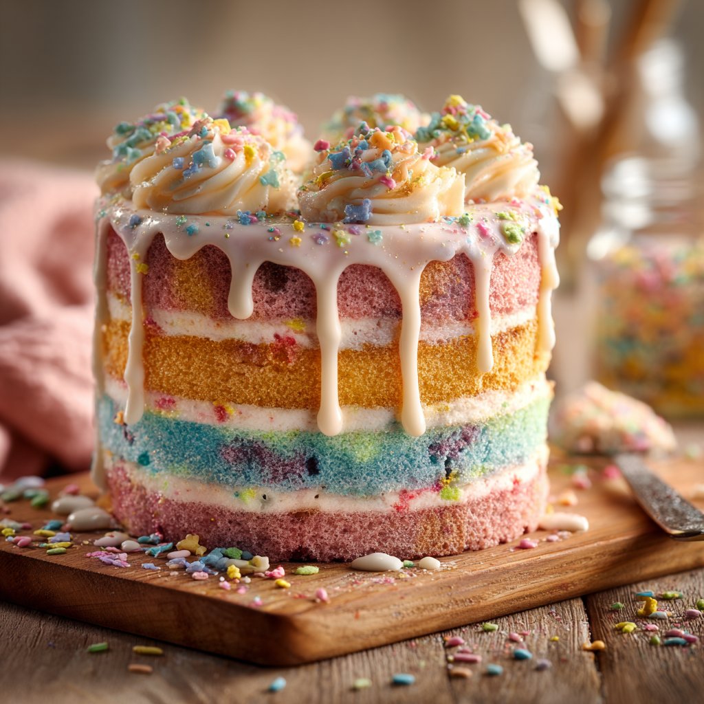 Funfetti Jellycat Birthday Cake