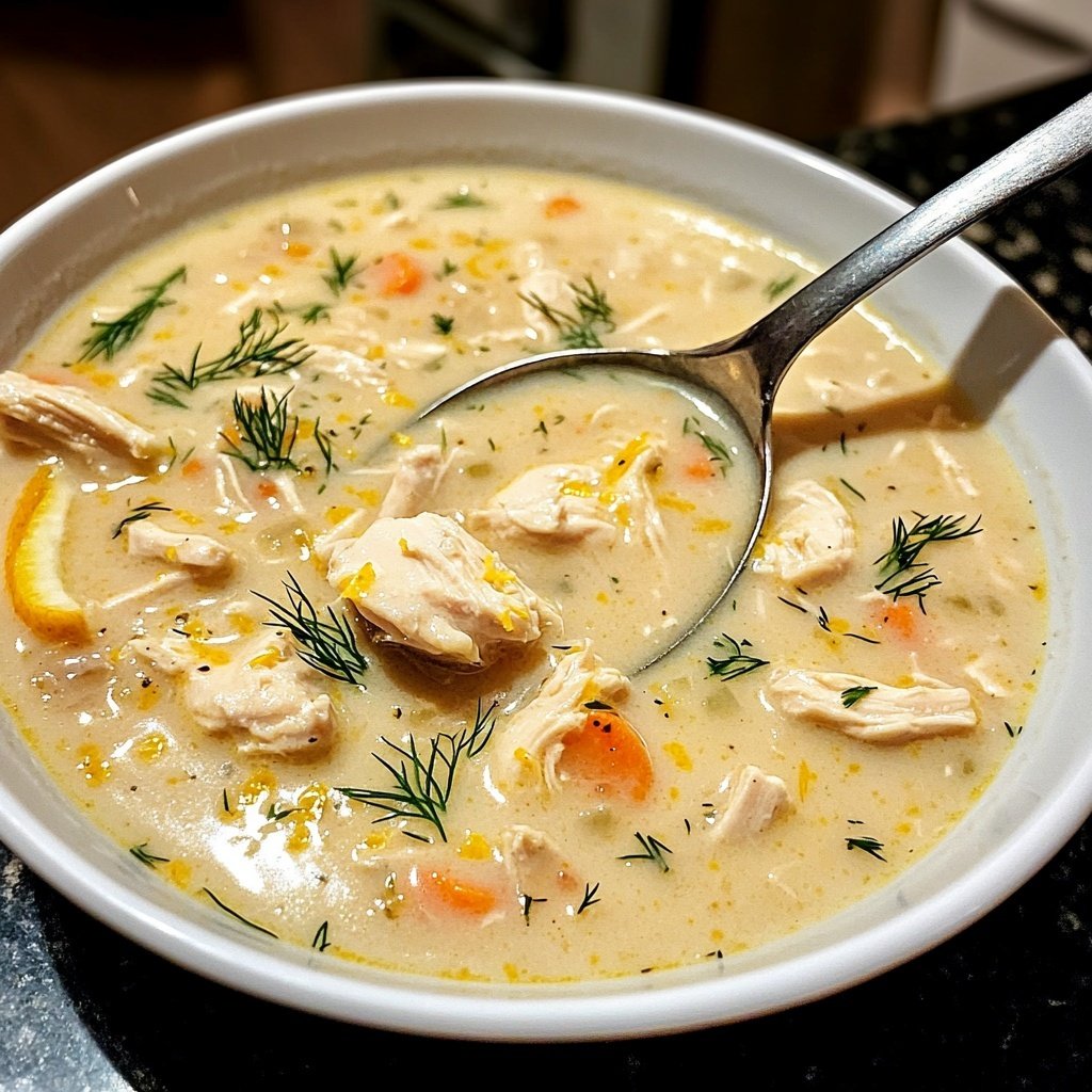 Greek Lemon Chicken Soup