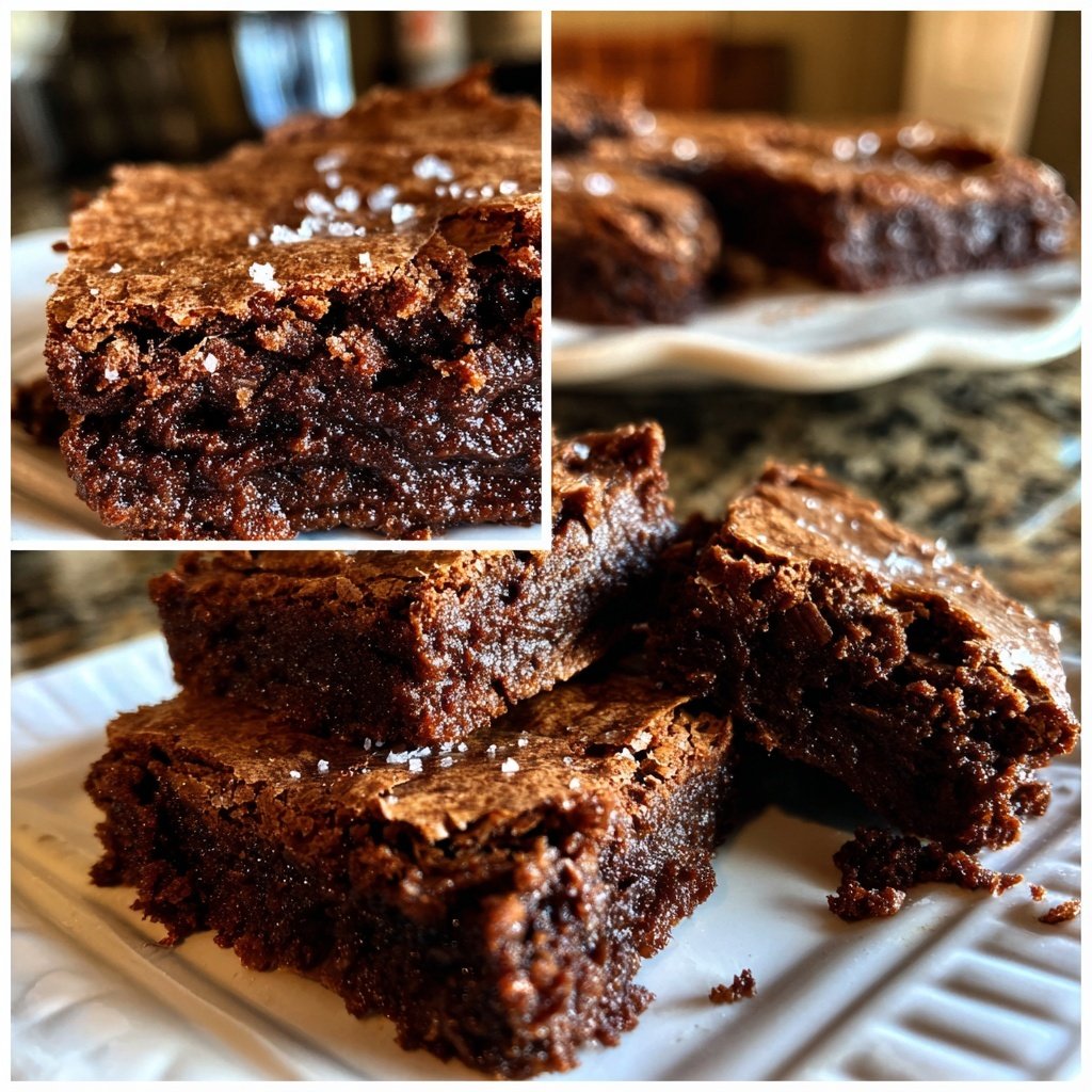 Chili Chocolate Brownies with Sea Salt