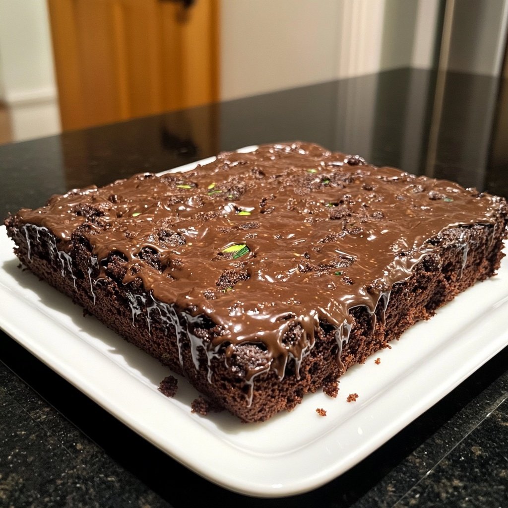 Chocolate Zucchini Sheet Cake
