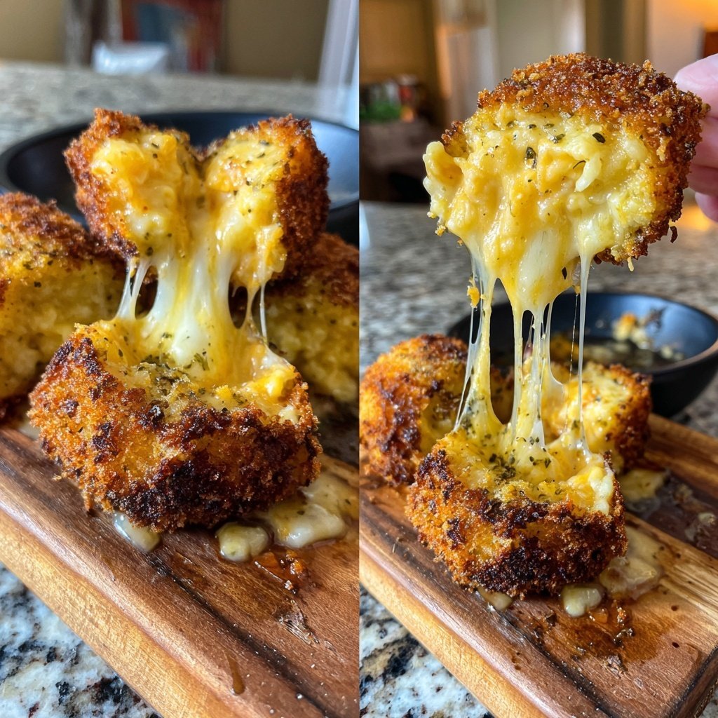 Deep Fried Cheese Fondue