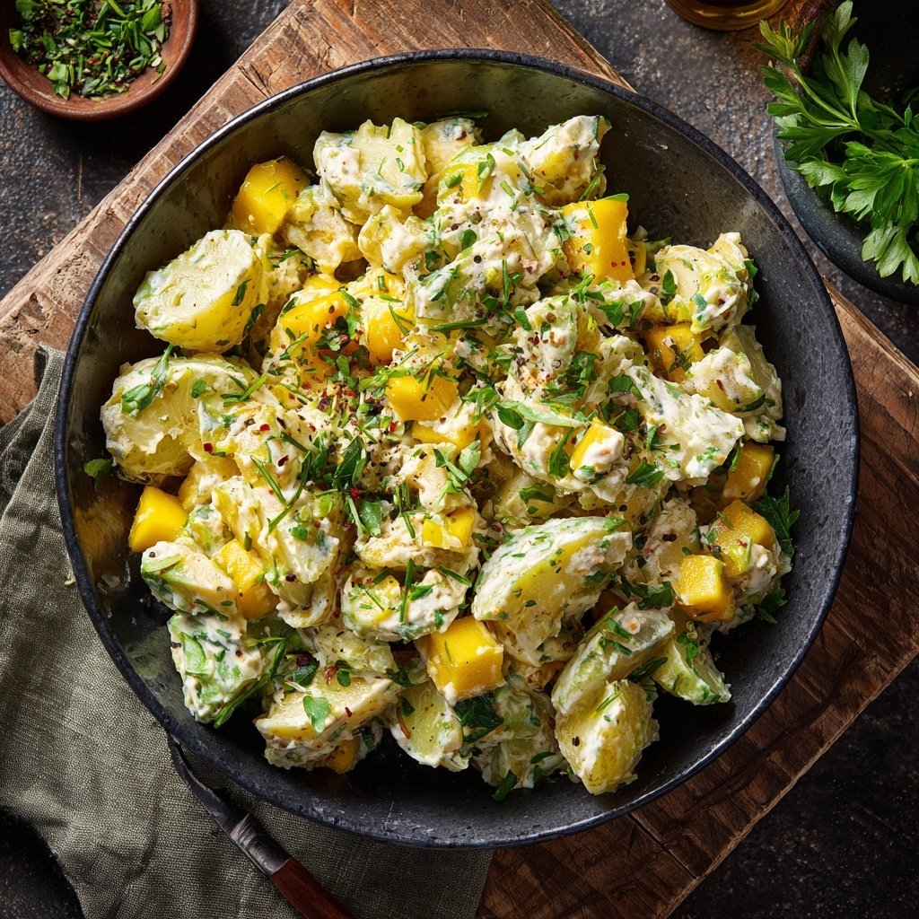 Mango Avocado Potato Salad