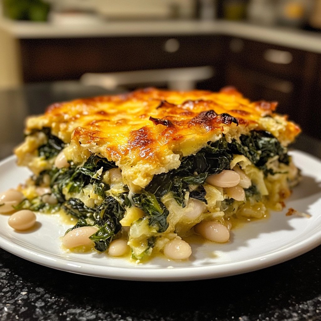 Swiss Chard, Fennel, and White Bean Gratin