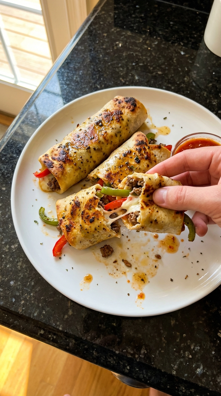 Stuffed Beef and Veggie Roll Ups