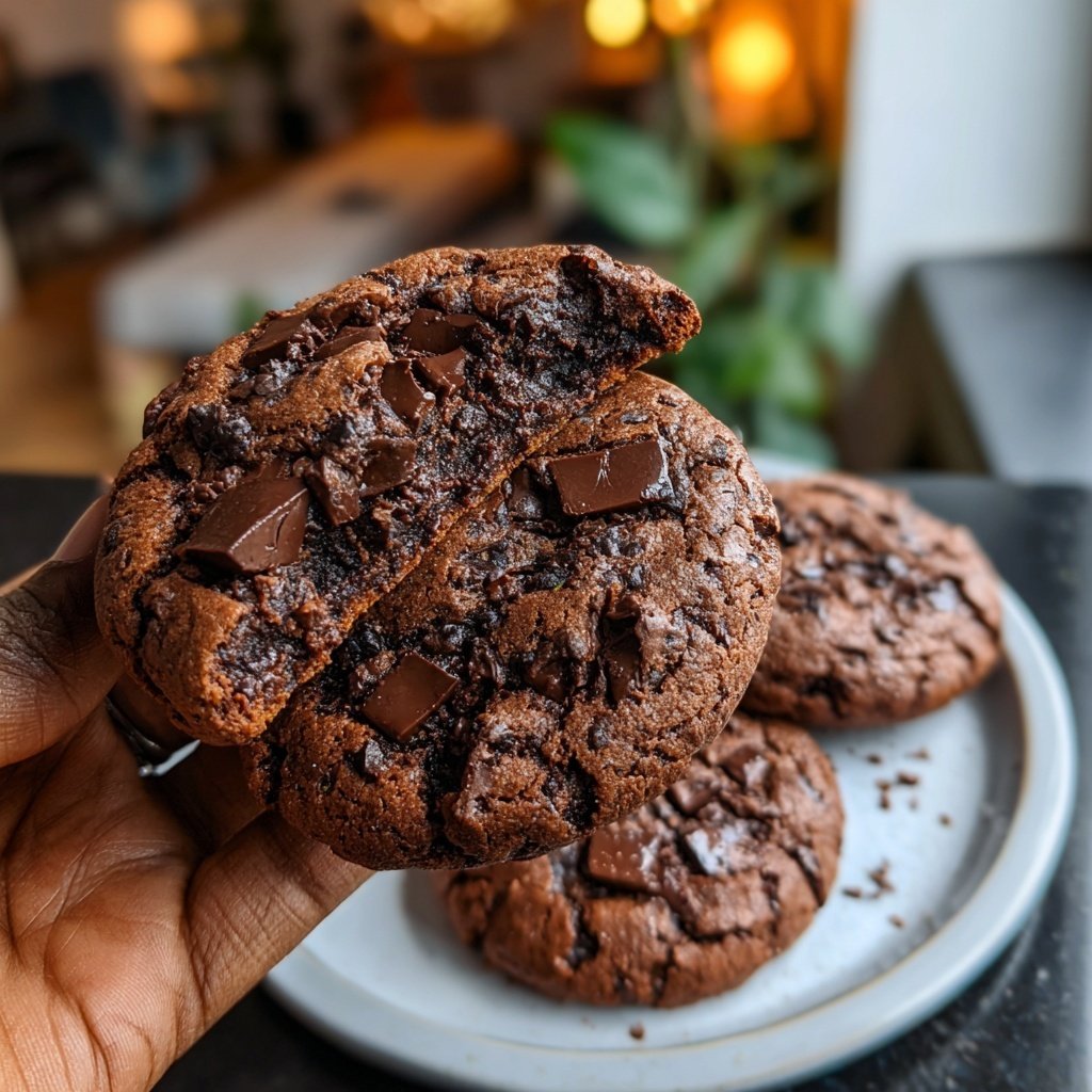 Double Chocolate Chip Cookies