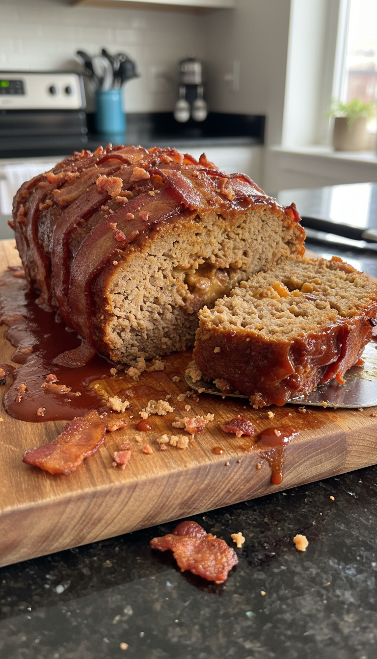 BBQ Bacon Meatloaf Surprise