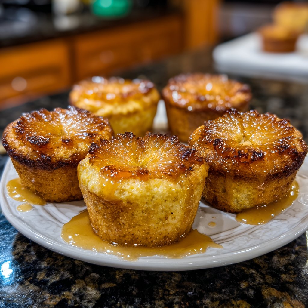 Pineapple Upside-Down Cupcakes