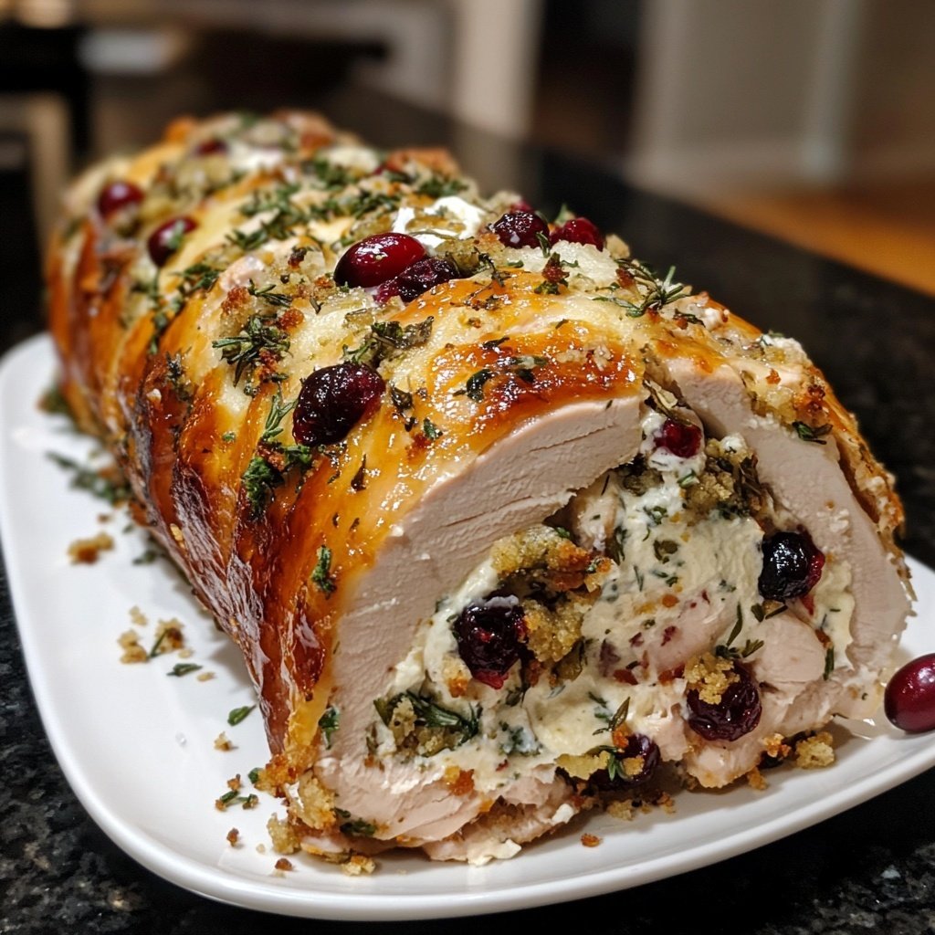 Stuffed Turkey Roll