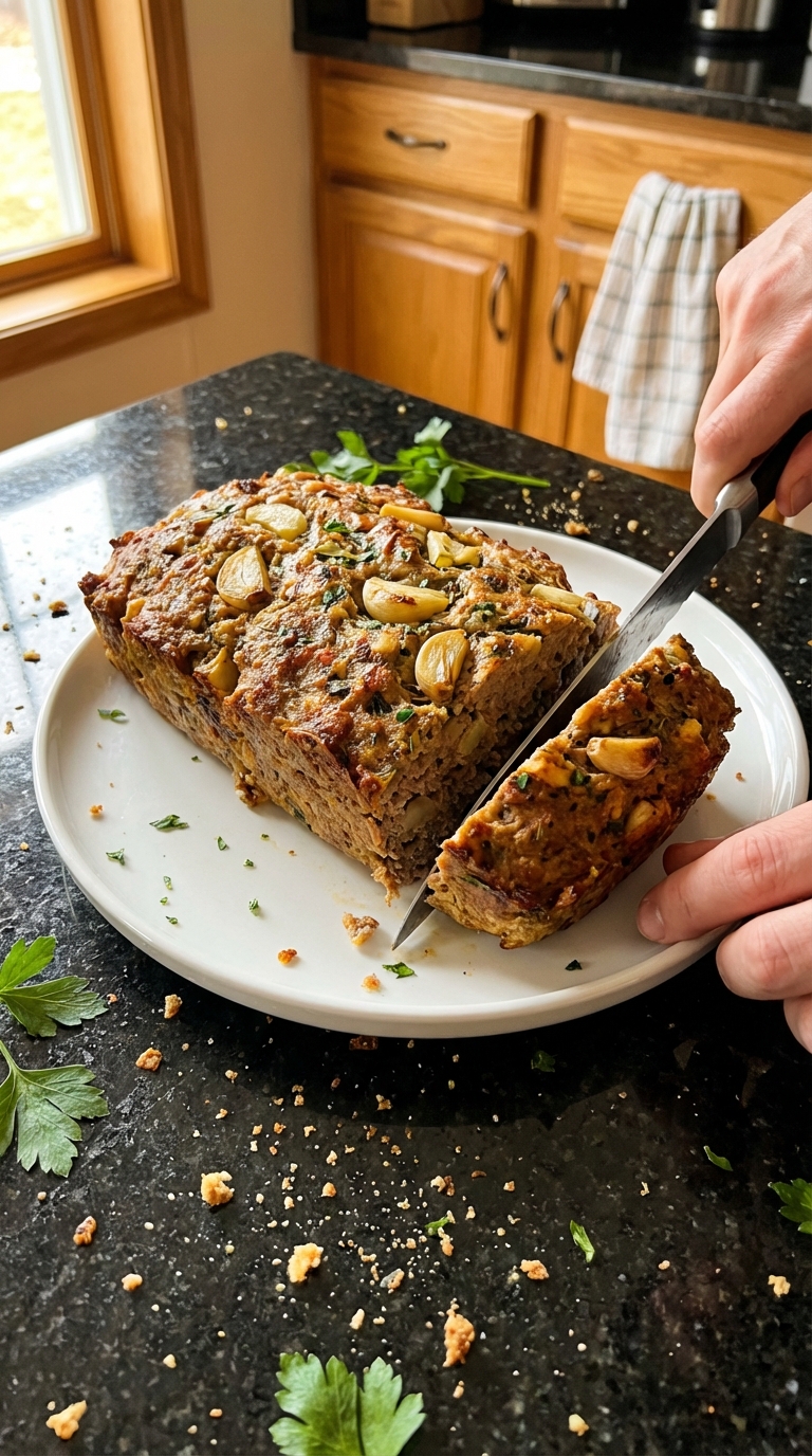 Garlic Parmesan Meatloaf Medley