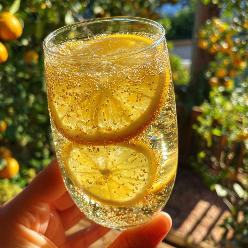 Winter Citrus Sparkler Mocktail