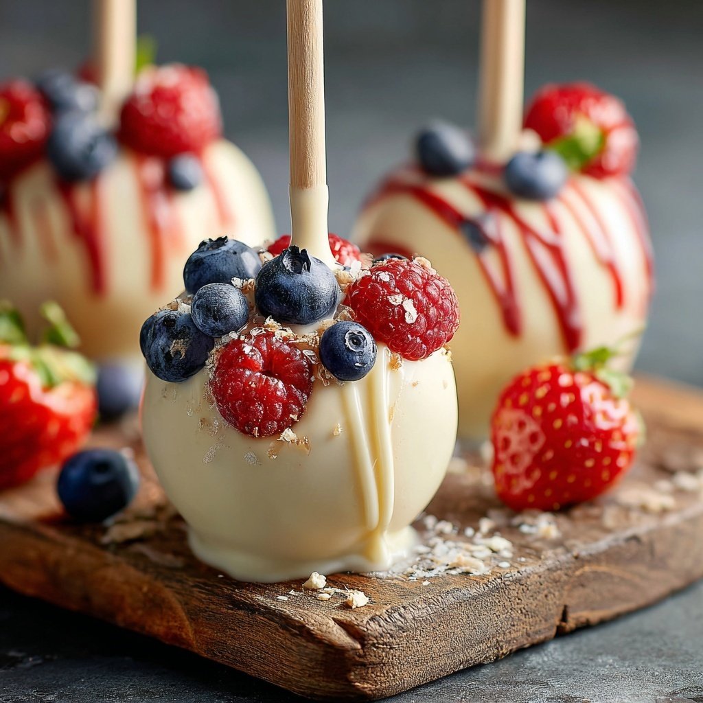 Forest Berry Cupcake Pops