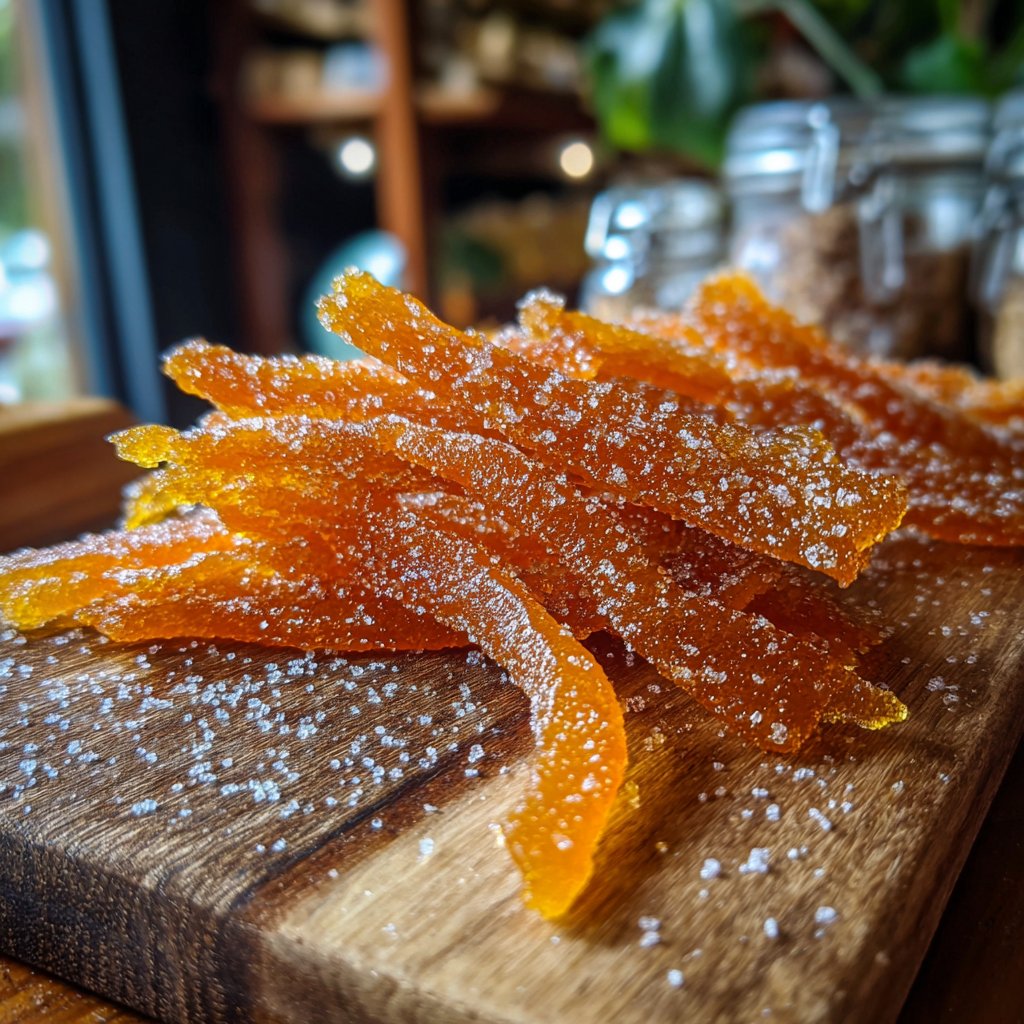 Candied Orange Peel Twists