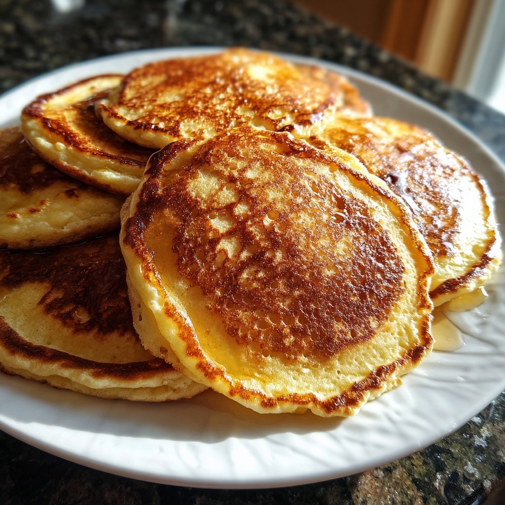Gluten-Free Ricotta Pancakes with Almond Flour​