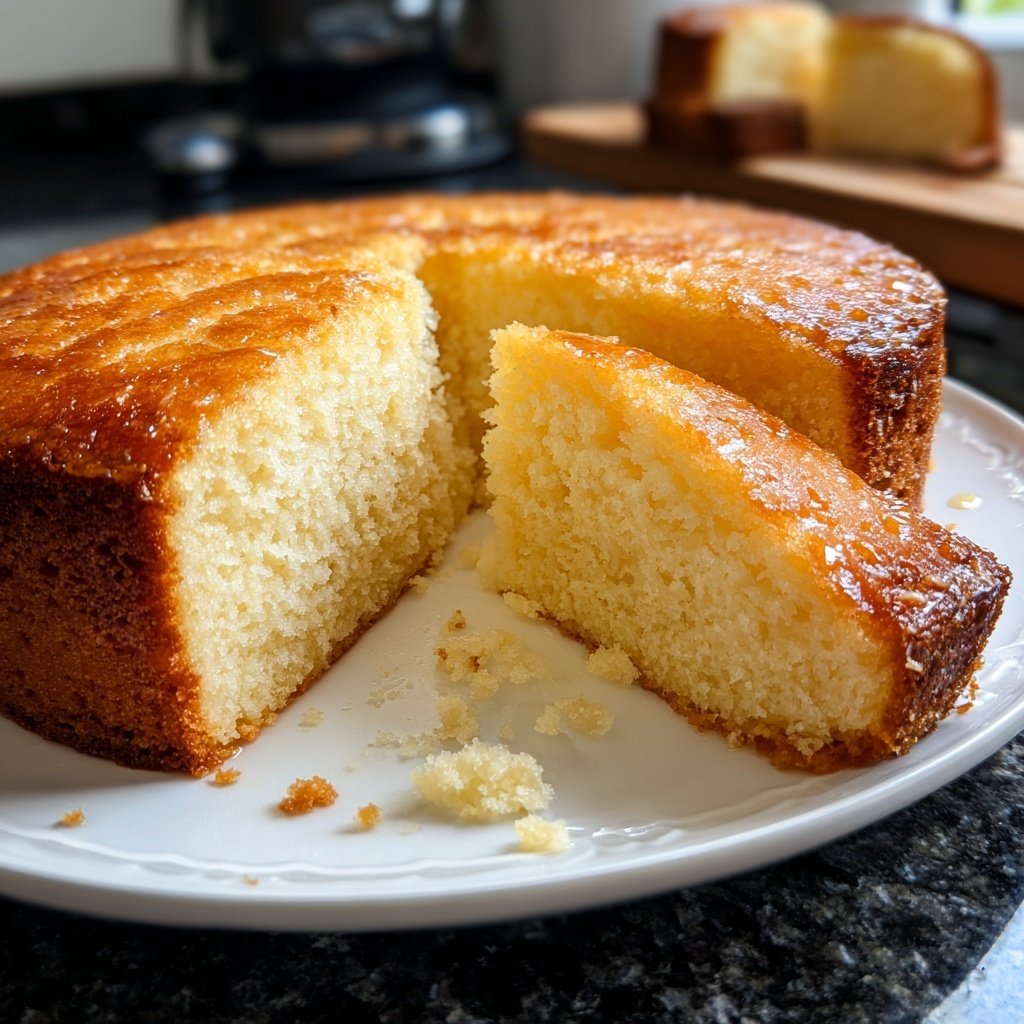 Classic Moist Vanilla Butter Cake